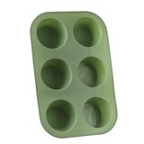 thumbnail of Muffinform für 6 Muffins Platinum Silikon mintgrün Backform Cupcake