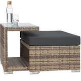 thumbnail of tectake Wicker loungeset San Marino met aluminium frame - natuur - 403713