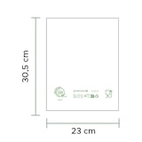 thumbnail of MONOUSO - Flachbeutel Markt Home Compost “Classic” 23x30,5cm 12µm (100 Stück)