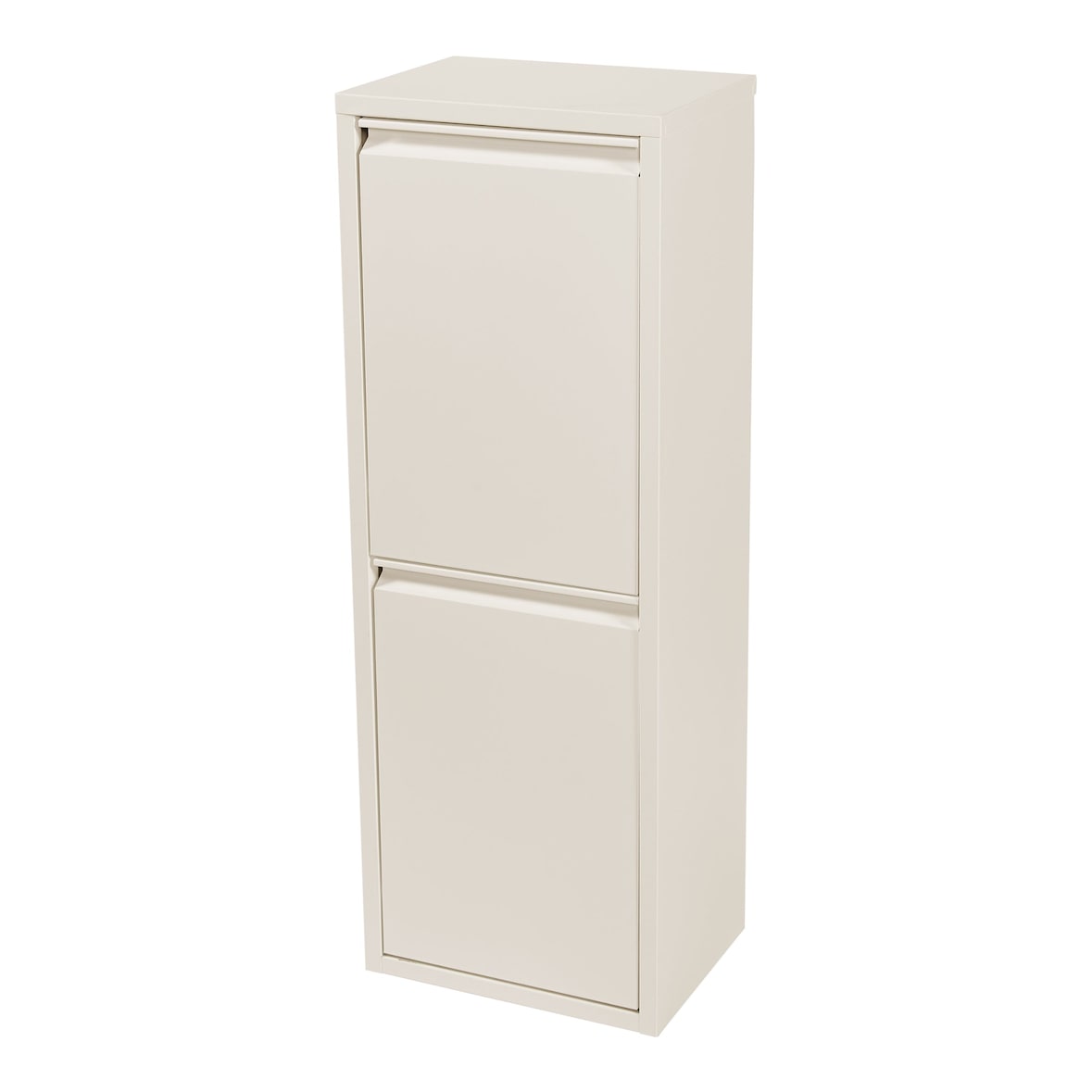 Helloshop26 - Poubelle de recyclage murale 2 x 14 litres blanc 03_0010392