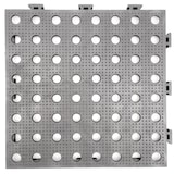 thumbnail of Pak 100 antislip MAXI afwateringstegels grijs (ca. 11m²) Extra versterkt: garages, auto's, motoren, hotels, industrie, enz