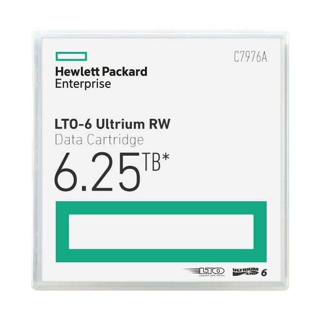 HP LTO Ultrium-6 Cartridge C7976A