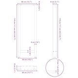 thumbnail of Pieds De Table De Bar Anthracite 2 Pièces 40 X (110 111) Cm Acier