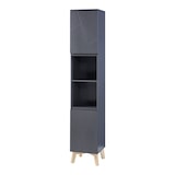 thumbnail of Helloshop26 - 5-teiliges Badezimmer-Aufbewahrungsmöbelset graue Holzoptik 03_0009424