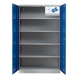 thumbnail of PROREGAL Stahlschrank BEE mit 6 verzinkten Fachböden | HxBxT 195x120x60cm | Grau-Blau | Werkstattschrank Werkzeugschrank Aktenschrank Universalschrank
