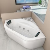 thumbnail of Whirlpool Pool Badewanne Eckwanne Wanne W20 140x140cm mit Farblichtherapie