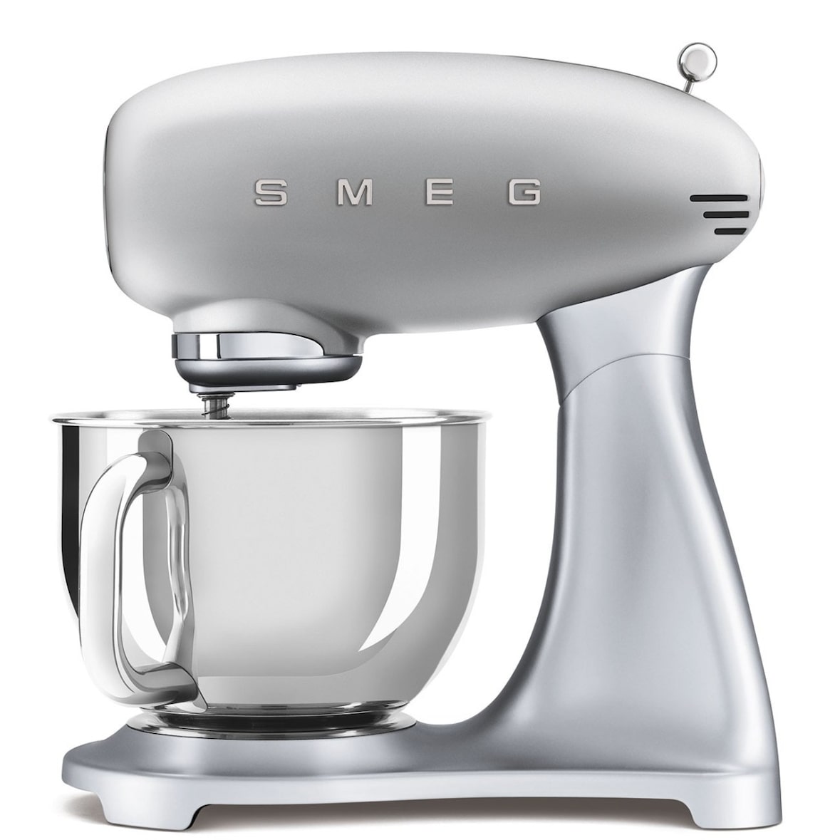 SMEG Batidora de pie Gris metálico 800W 4.8L 10 velocidades Accesorios incluidos