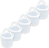 thumbnail of Eimer Deckel lebensmittelecht 3,3 L Liter leer farblos Henkel Kunststoff Set 40 Stück