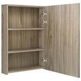 thumbnail of Helloshop26 - Badezimmerschrank mit LED-Spiegel 50x13x70 cm Eiche 02_0006588