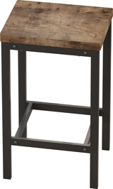 thumbnail of Bar Tisch Set Natur 148x40x90 cm mit 3 Hockern platzsparend für Küche Essbereich, MDF Platte und Metallgestell, einfache Montage