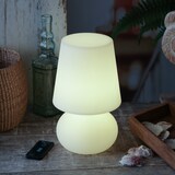 thumbnail of LED Garten Tischlampe Schirmlampe dimmbar mit Fernbedienung aufladbar