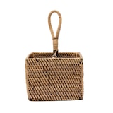 thumbnail of Bazar Bizar Bestekhouder van rotan 18x18x29 cm naturel bruin
