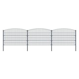thumbnail of Gartenzaun Mattenzaun Doppelstabmattenzaun Anthrazit Grau Rund 2,4 m x 50 m