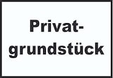 thumbnail of Privatgrundstück Schild schwarz-weiß A0 (841x1189mm)