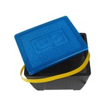 thumbnail of POLIBOX Contenedor isotérmico PPE negro BOXSHOP con tapa y asa de color