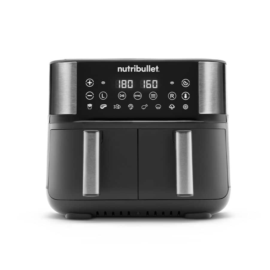 Friteuse Nutribullet Air Fryer Double Bac Nba081b 2850 W Noir