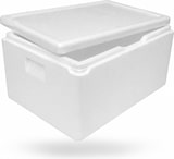 thumbnail of Caixa térmica de poliestireno expandido GN1/1 Gastronorm 58 litros, para transporte de alimentos (1 unidade)