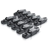 thumbnail of Primewire 10x Netzwerk-Adapter RJ-45 (Ethernet) zu Netzwerkkabel, Netzwerkstecker RJ45 CAT 8 - Gigabit Ethernet LAN Kabel - 40 Gbit/s, schwarz