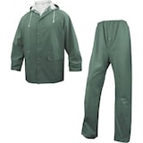 thumbnail of Ensemble de pluie (veste et pantalon) enduit double face PVC - Vert  Taille  M - DELTAPLUS