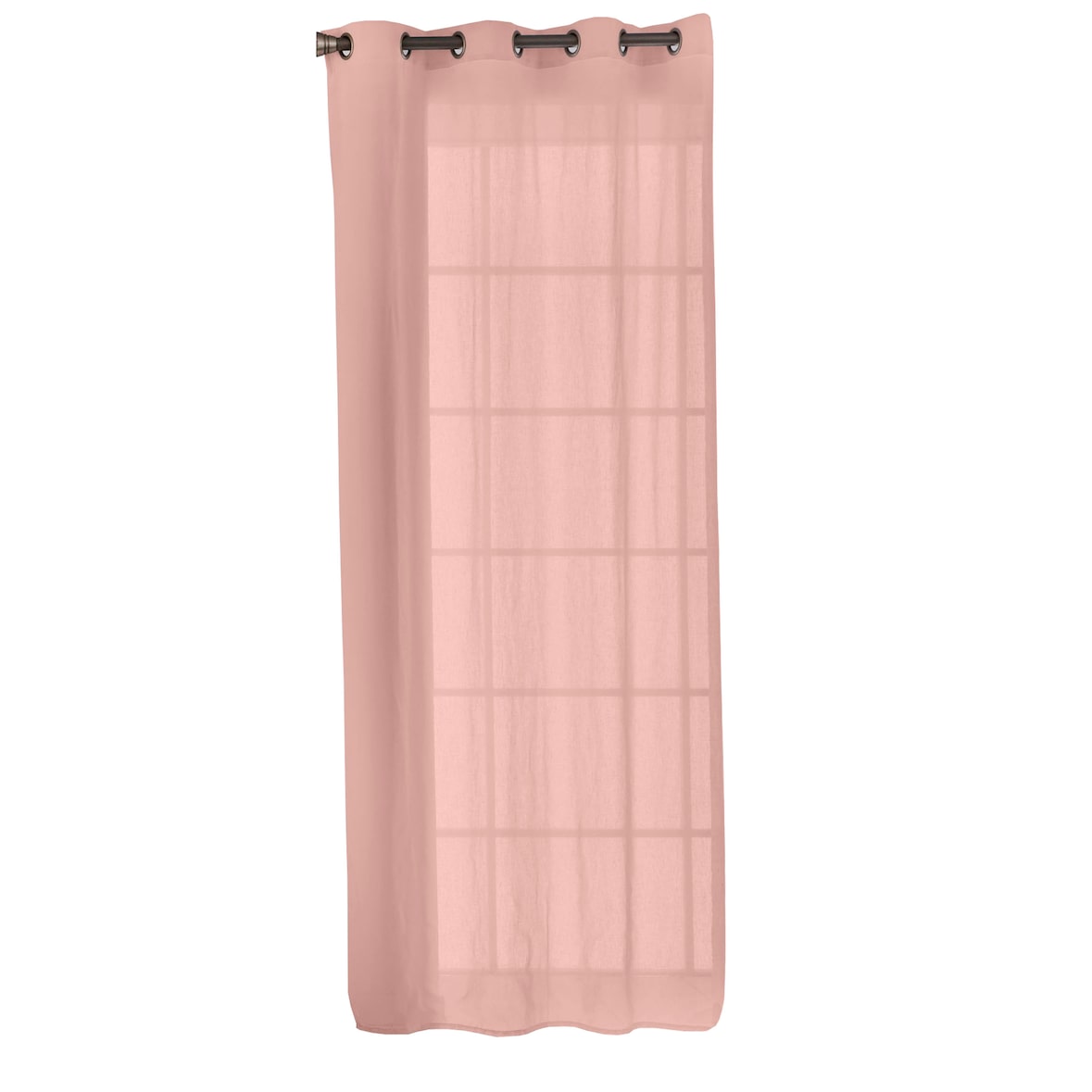 Cortina lisa 200x260 cm algodón fabricada en España Ftr 8 Rosa Naturals