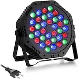 thumbnail of 2 Focos com 36 LEDs RGB, Luz de Discoteca com Controlo DMX e Activação de Som, Iluminação de Palco (2 Peças)