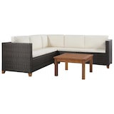 thumbnail of vidaXL 4-tlg. Garten-Lounge-Set mit Auflagen Poly Rattan Braun