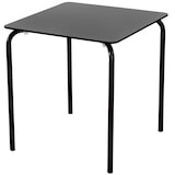 thumbnail of Vierkante tafels 80x80 cm in antraciet kleur. Stapelbaar horecameubilair voor binnen en buiten terras van bar, restaurant en horeca.
