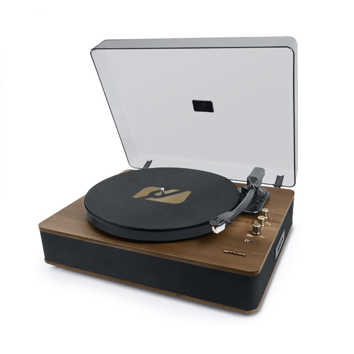 Platine vinyle Muse MT-106 Fonction BT, 3 vitesses 33/45/78 tours, Stéréo 2x5W - Bt, Port USB pour la lecture et l'encodage