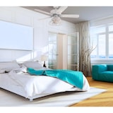 thumbnail of Deckenventilator Barnett Weiß 122 cm mit LED Leuchte 122