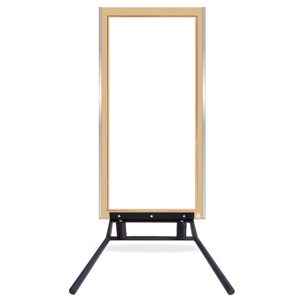 Info' trottoir KRAFT + pieds à ressorts - 67x97x138 - Etiq-Etal