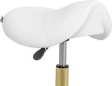 thumbnail of physa Sattelhocker - 55 - 70 cm - 150 kg - weiß/golden