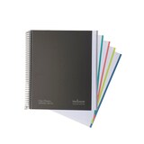 thumbnail of Caderno A4+ capa extra rígida 120H 80G quadriculado 5x5 microperfurado 5 faixas cor Navigator Preto