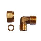 thumbnail of 3/8 Zoll Anschlußknie mit Überwurf und Dichtung