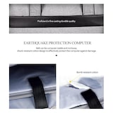 thumbnail of Sacoche Ordinateur Portable Imperméable Extensible Pour PC 13 Pouces Avec Sangle Noir YONIS