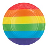 thumbnail of 8 Teller Regenbogen bunt
