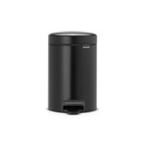 thumbnail of Poubelle pédale Newlcon noir mat V 3 L -  300.00 cl Rond Acier Brabantia 23.50x16.80 cm