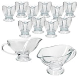 thumbnail of 12er Set Sauciere Gourmet aus Glas 310ml - 5145020