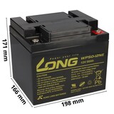thumbnail of Ersatzakku Casamobil CM5-4 2x Kung Long 12V 50Ah Blei Akku Zyklenfest AGM VRLA