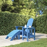 thumbnail of vidaXL Adirondack tuintafel zeeblauw 38x38x46 cm HDPE