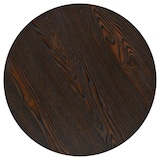 thumbnail of Helloshop26 - Table haute mange debout bar bistrot MDF et acier rond 60 cm frêne foncé marron 0902110