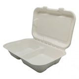 thumbnail of Envases de fibra de caña de azúcar Hamburguesa/Snack 251 x 166mm (500 uds)