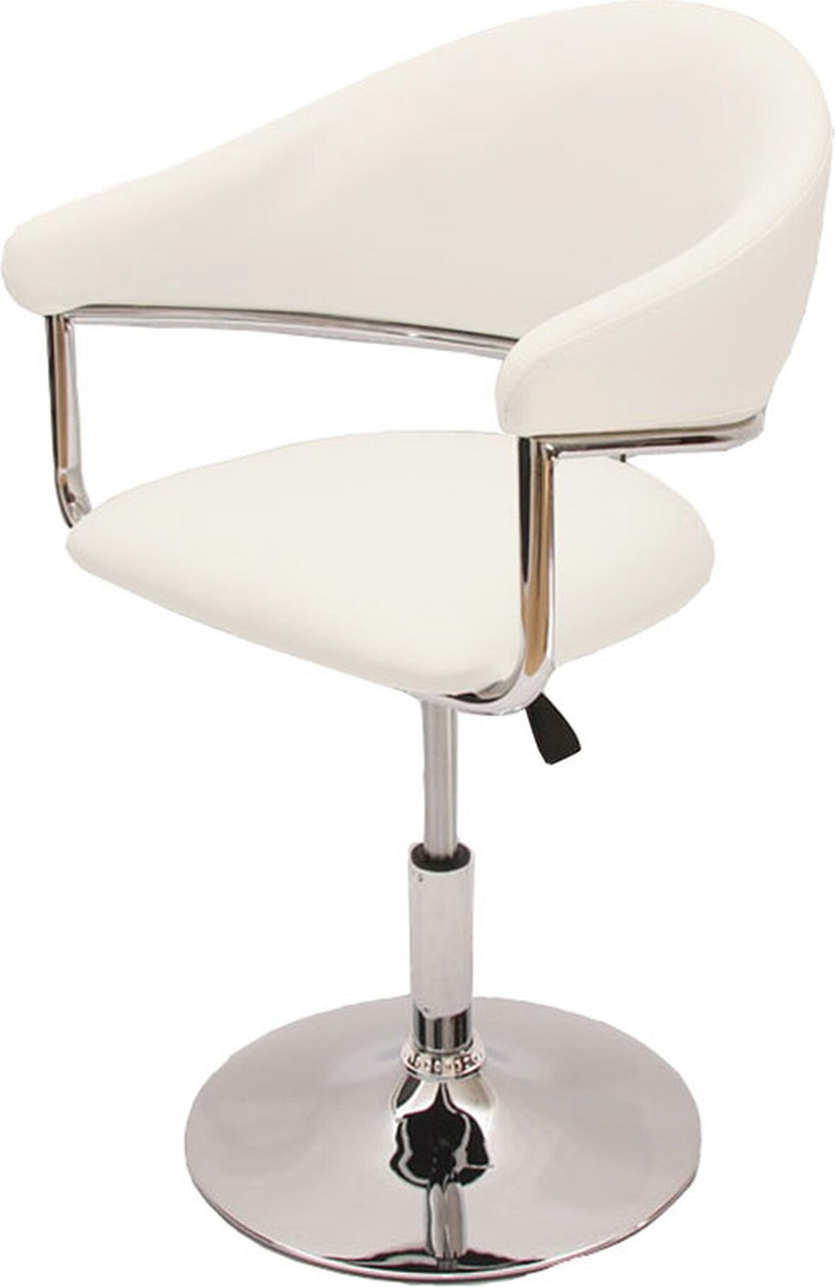 Esszimmerstuhl HWC-L51, Drehstuhl Stuhl, Kunstleder ~ creme