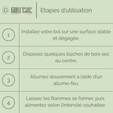 thumbnail of Ciotola da fuoco Corten Auvergnat Normale Quadrata 62 Ciotola Singola