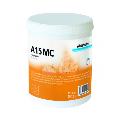 25 Stück Reinigungstabs A 15 MC 0,20 kg Dose