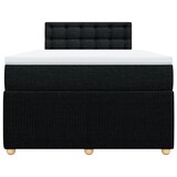 thumbnail of vidaXL Boxspringbett mit Matratze Schwarz 120x200 cm Stoff