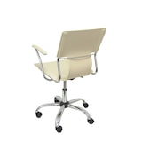 thumbnail of Bogarra Silla  con brazos fijos, y giratoria 360º similpiel color crema