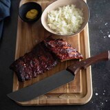 thumbnail of Tramontina CHURRASCO BLACK Fleischmesser 19 cm, Edelstahl,  FSC-zertifizierter Holzgriff