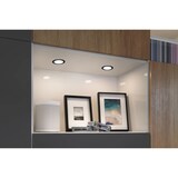 thumbnail of Paulmann Éclairages encastrés LED pour meubles Kit de 3  rond 65mm 3x2,5W 3x180lm 230/12V  4000K Noir mat 93122