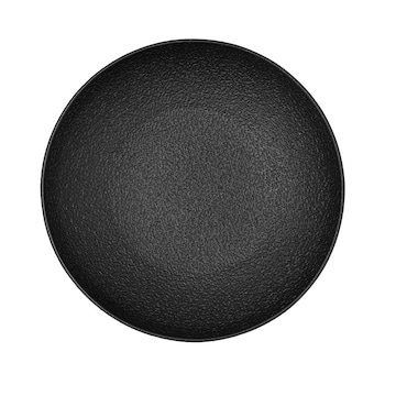 Bidasoa Fosil Plato Ensaladera Porcelana Negro 25,4x 25,4x5,2cm