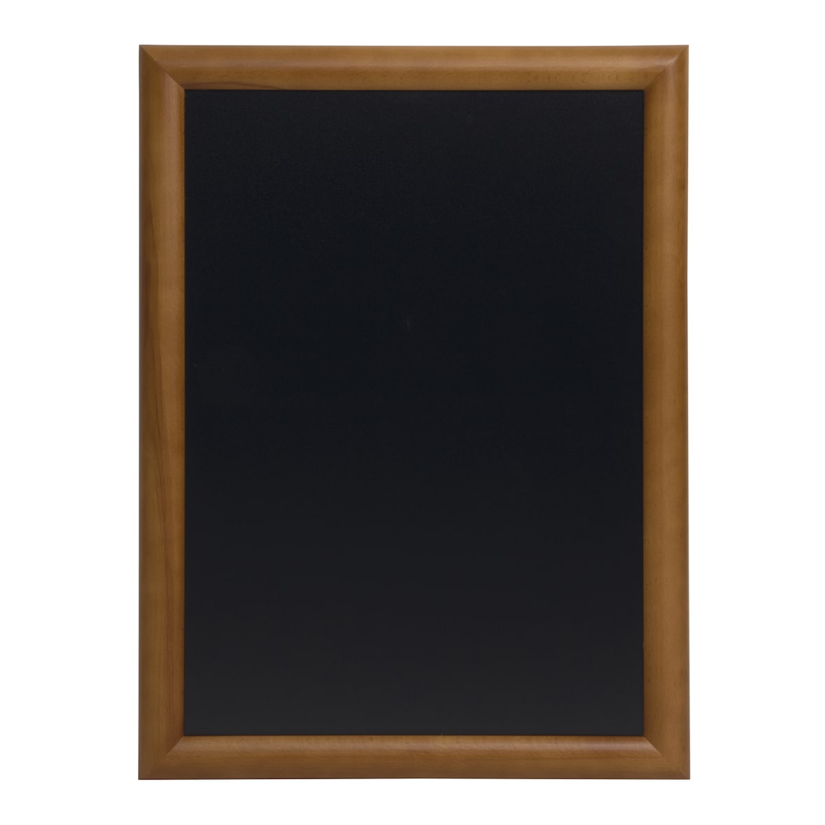 Securit® Wandtafel "Universal" – Holz dunkelbraun lackiert – Montageset inklusive – 70x90cm